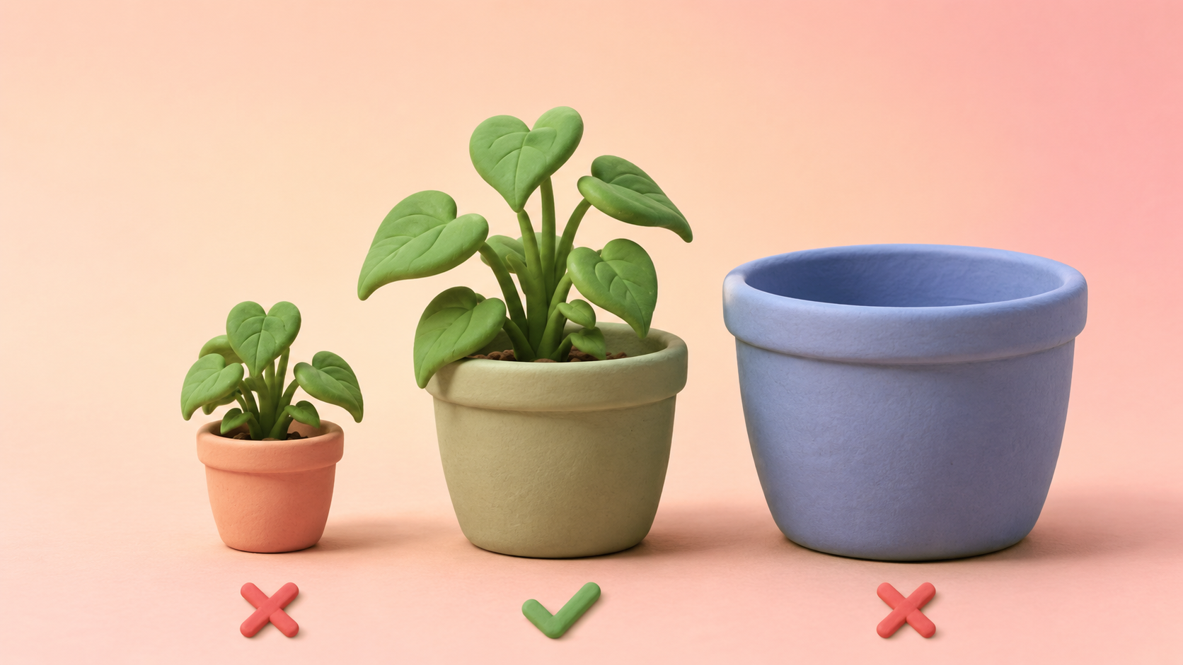 화분 크기 고르기